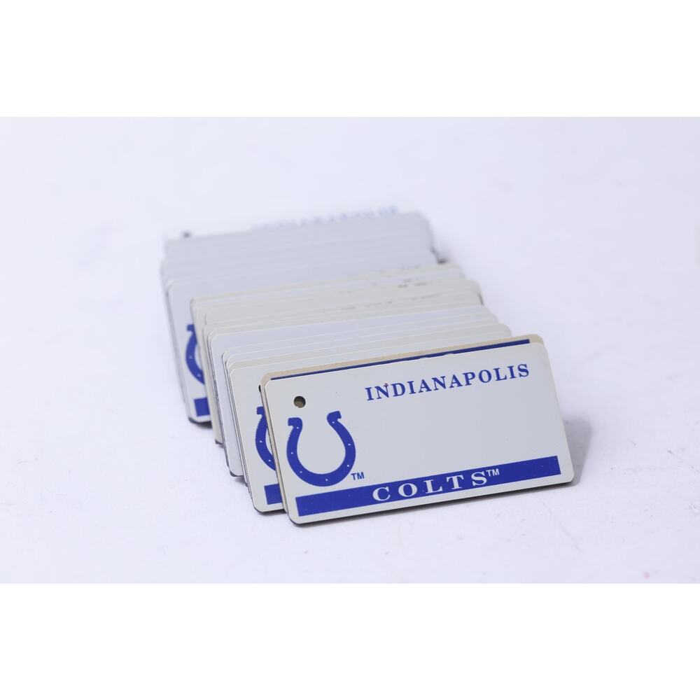 Indianapolis Colts, Name Tags, NFL, Football, Keychain, ID Tag, Gym Bag Tag,